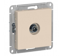 ATLASDESIGN КРЕМ розетка ТВ 4DB, механизм