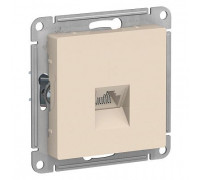 ATLASDESIGN КРЕМ розетка компьютерная RJ-45, механизм