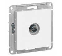 ATLASDESIGN БЕЛАЯ розетка ТВ 4DB, механизм