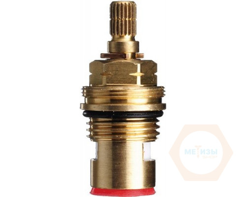 Кран-букса керамика 1/2" 8х20 шлицов, под крест (поворот 90 гр.)