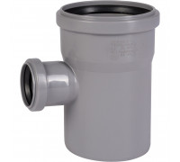 Канализационный тройник Ø110х50х87° 