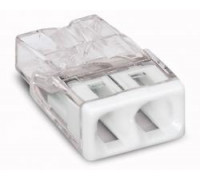 Клеммник WAGO 2х проводной с пастой 24А (0.5-2.5mm2) 2273-2426