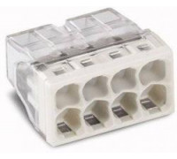 Клеммник WAGO 8х проводной с пастой 24А (0.5-2.5mm2) 2273-248-6