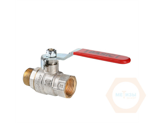 Кран шаровой никель В-Н 1/2" длинная ручка VALTEC